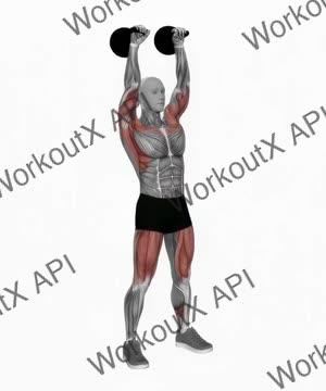 Kettlebell Thruster exercise demonstration