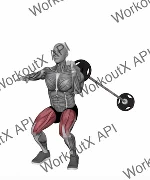 Landmine Hack Squat exercise demonstration