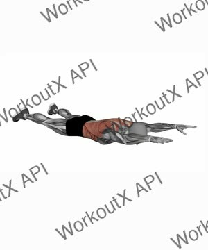 Superman exercise demonstration