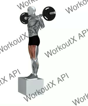 Barbell Side Step Up exercise demonstration