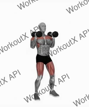 Dumbbell Push Press exercise demonstration