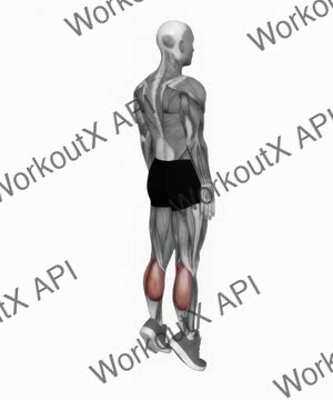Bodyweight Standing Calf Raise exercise demonstration