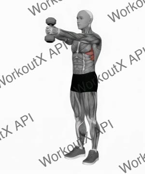 Dumbbell Front Raise (Version 2) exercise demonstration