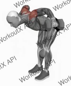 Dumbbell Rear Lateral Raise exercise demonstration