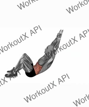 Long Arm Crunches exercise demonstration