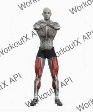 Bodyweight Squats Hold exercise demonstration