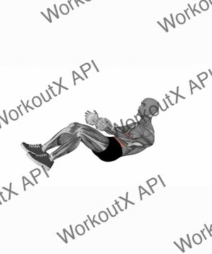 Over Weight Ab Crunch exercise demonstration