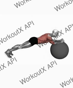 Exercise Ball Body Saw exercise demonstration