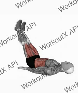 Criss Cross Leg Raises exercise demonstration