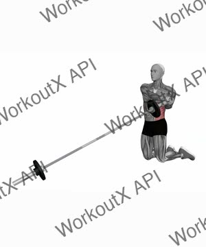Landmine Kneeling Twist exercise demonstration