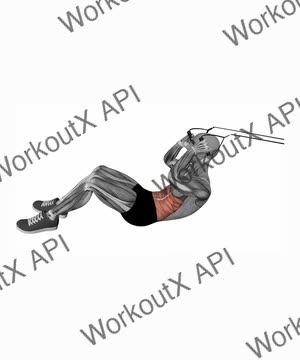 Lying Abs Resistance Band exercise demonstration