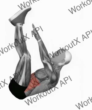 Crunch (Straight Leg Up) exercise demonstration