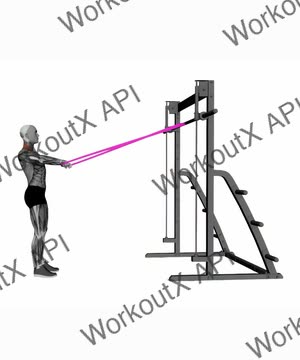 Band Horizontal Shrug exercise demonstration