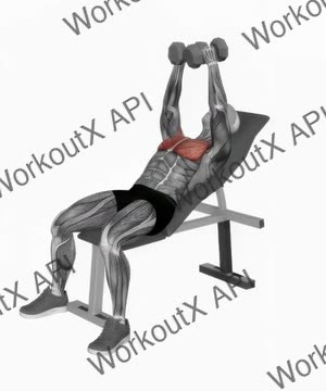 Dumbbell Incline Fly exercise demonstration