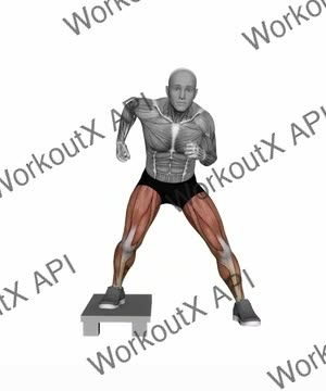 Low Box Quick Feet exercise demonstration