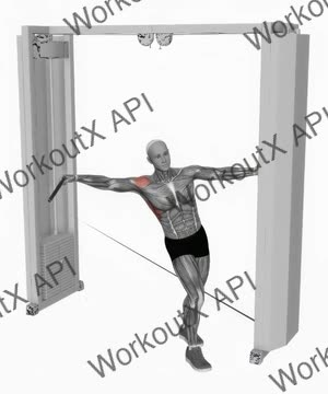 Cable Leaning Lateral Raise exercise demonstration