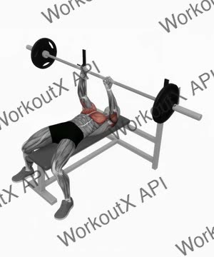 Barbell Close Grip Bench Press exercise demonstration