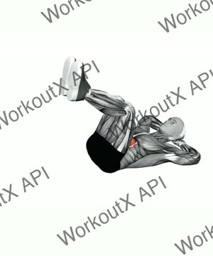 Flat Knee Raise exercise demonstration