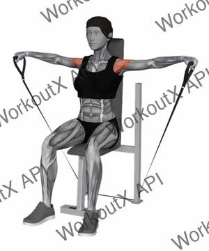 Band Seated Lateral Raise exercise demonstration