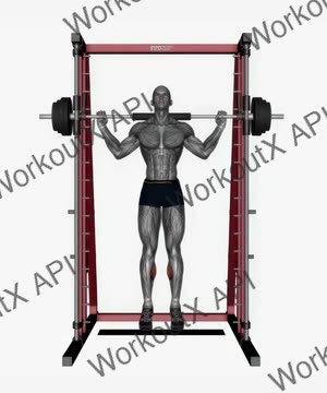 Smith Machine Calf Raise exercise demonstration