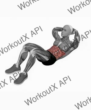 Crunch Floor exercise demonstration