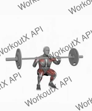 Barbell Full Clean exercise demonstration