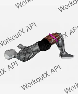 Resistance Band Glute Bridge_Version2 exercise demonstration