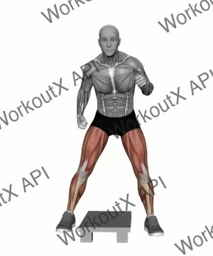 Low Box Lateral Runner exercise demonstration