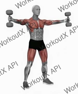 Dumbbell Iron Cross exercise demonstration