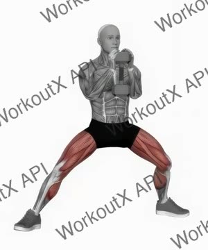 Dumbbell Cossack Squats (Version 2) exercise demonstration
