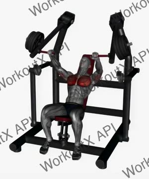 Machine Chest Press Incline exercise demonstration