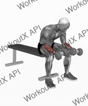 Dumbbell Reverse Wrist Curl exercise demonstration