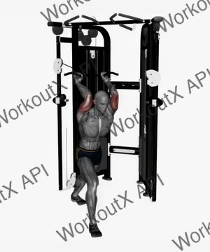 Cable Triceps Overhead Extension (Ez Bar) exercise demonstration