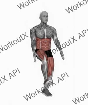 Bodyweight Squat to Front Leg exercise demonstration