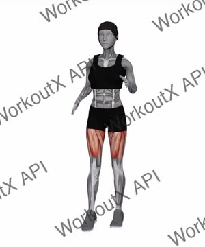 Alternate Front Kick in Place exercise demonstration