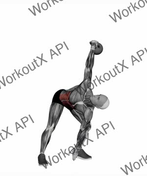 Kettlebell Windmill exercise demonstration