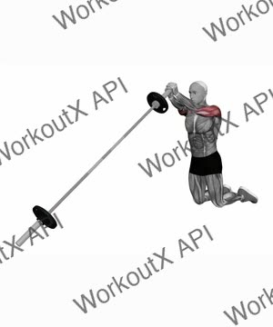 Landmine Kneeling Overhead Press exercise demonstration