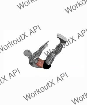 V Crunches exercise demonstration