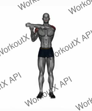 Across Chest Shoulder Stretch (Variation 2) exercise demonstration