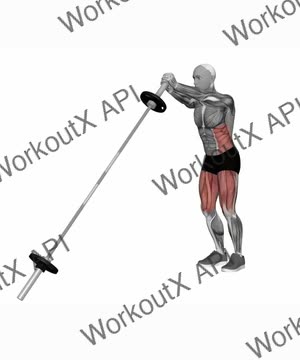 Landmine Alternating Lunge and Twist exercise demonstration