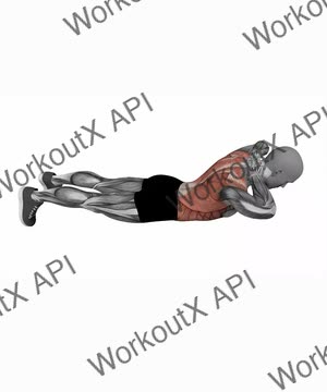 Lying Back Extension exercise demonstration
