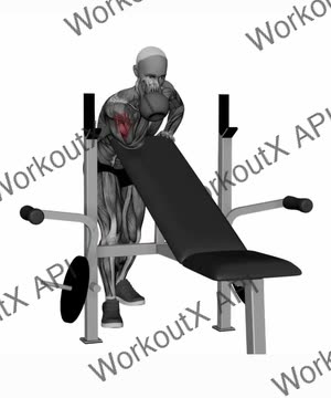 Kettlebell Preacher Curl exercise demonstration