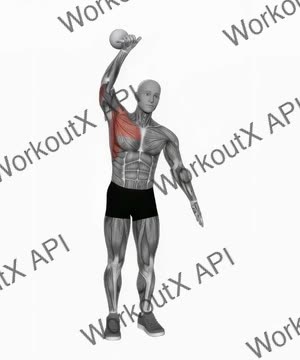 Kettlebell Strict Press exercise demonstration
