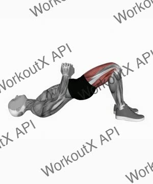 Dumbbell Glute Bridge exercise demonstration