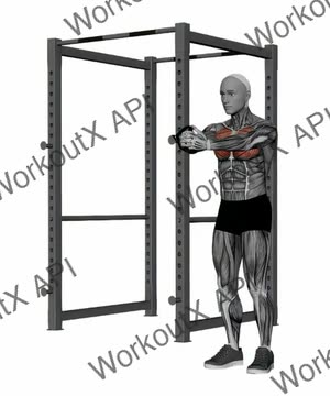 Band Pallof Press exercise demonstration