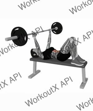 Barbell Hooklying Bench Press exercise demonstration