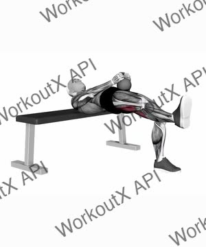 Kettlebell Single Leg Hip Thrust exercise demonstration