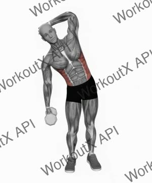 Dumbbell Side Bend exercise demonstration