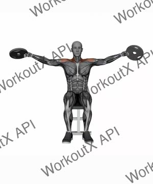 Seated Plate Side Raises exercise demonstration