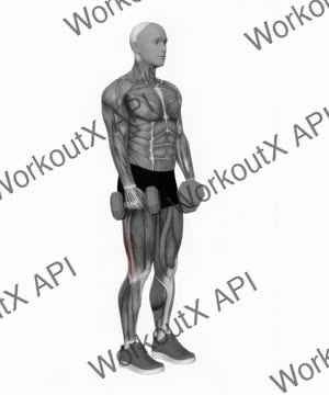 Dumbbell Straight Leg Deadlift exercise demonstration